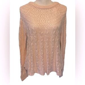 Hollister Pink Knit Sweater Small NWT
